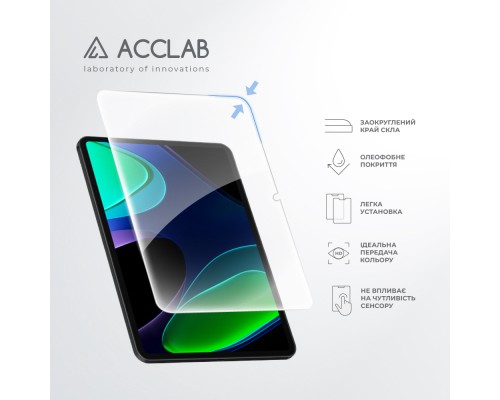 Скло захисне ACCLAB Full Glue Xiaomi Pad 6 11'' (1283126578007)
