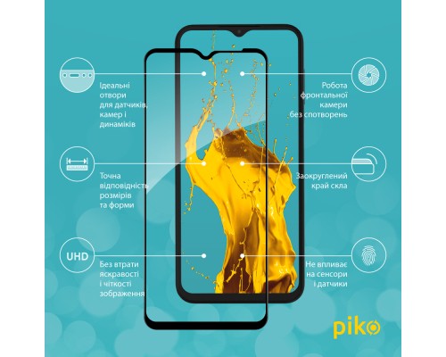 Скло захисне Piko Full Glue Samsung M13 (1283126544965)
