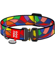 Нашийник для тварин WAUDOG Nylon з QR паспортом 
