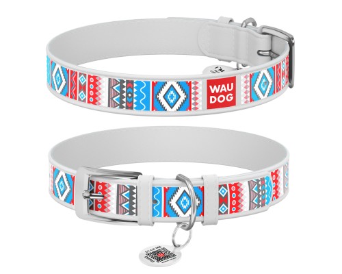 Нашийник для тварин WAUDOG Design з QR паспортом 