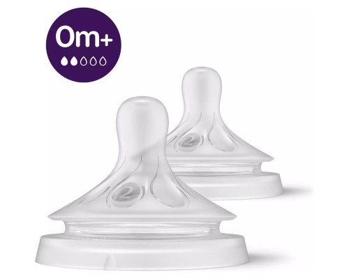 Соска Philips AVENT Natural силіконова, Природний потік, від 0 міс (SCY962/02) Соска Philips AVENT Natural силіконова, Природний потік, від 0 міс (SCY962/02)