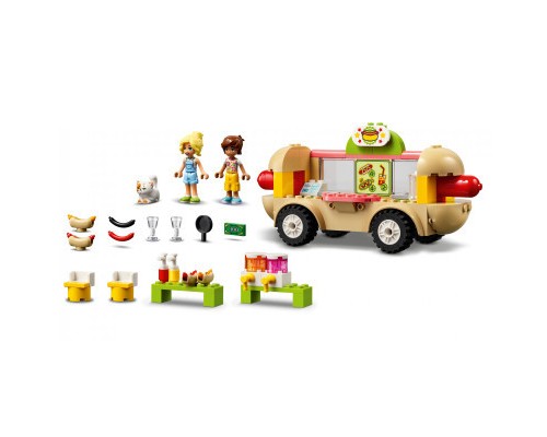 Конструктор LEGO Friends Вантажівка із гот-доґами 100 деталей (42633)