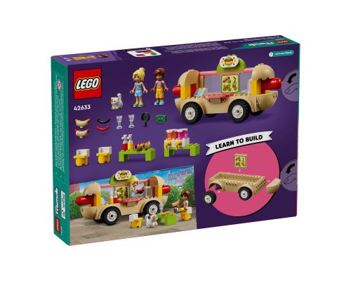 Конструктор LEGO Friends Вантажівка із гот-доґами 100 деталей (42633)