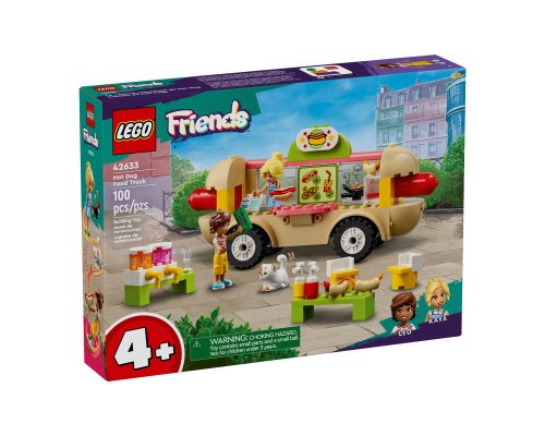 Конструктор LEGO Friends Вантажівка із гот-доґами 100 деталей (42633)