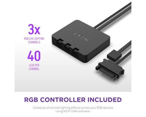 Кулер до корпусу NZXT F140RGB Duo (RF-D14DF-B1)