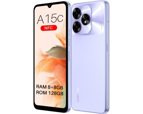 Мобільний телефон Umidigi A15C (MP34) 8/128Gb Violet (6973553523163)