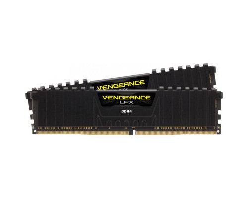 Модуль пам'яті для комп'ютера DDR4 16GB (2x8GB) 3000 MHz Vengeance LPX Black Corsair (CMK16GX4M2D3000C16)
