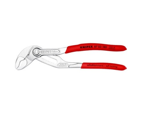 Кліщі KNIPEX сантехнічні Cobra, хромовані (87 03 300)