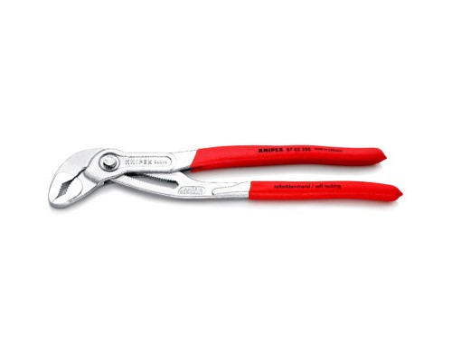 Кліщі KNIPEX сантехнічні Cobra, хромовані (87 03 300)