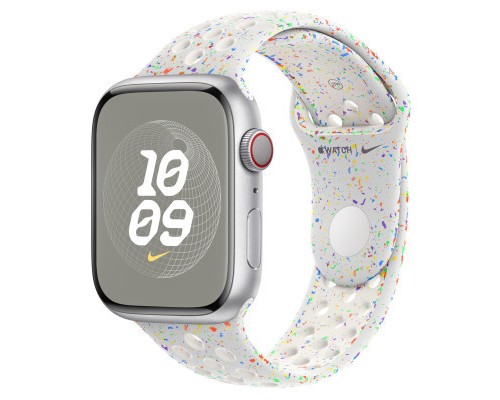 Ремінець до смарт-годинника Apple 45mm Pure Platinum Nike Sport Band - S/M (MUV03ZM/A)