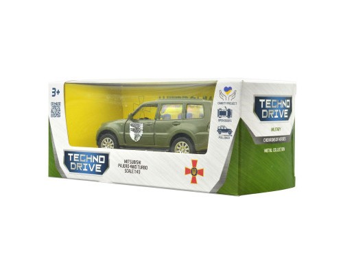 Машина TechnoDrive Автомодель серії Шеврони Героїв - Mitsubishi Pajero 4WD Tubro - 93 ОМБр (250283M)