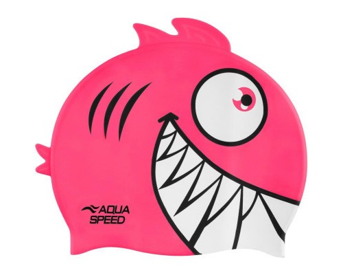 Шапка для плавання Aqua Speed Zoo Pirana 246-03 9698 рожевий Діт OSFM (5908217696984) Шапка для плавання Aqua Speed Zoo Pirana 246-03 9698 рожевий Діт OSFM (5908217696984)