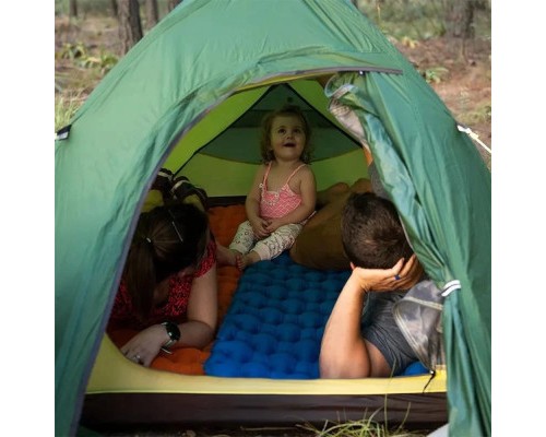 Туристичний килимок Naturehike надувний FC-10 NH19Z032-P 65 мм помаранчевий (6976023922541)