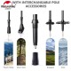 Трекінгові палиці Naturehike NH20DS003 135 см чорний/червоний 2 шт (6927595746233)