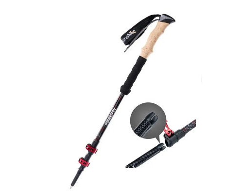 Трекінгові палиці Naturehike NH20DS003 135 см чорний/червоний 2 шт (6927595746233) Трекінгові палиці Naturehike NH20DS003 135 см чорний/червоний 2 шт (6927595746233)