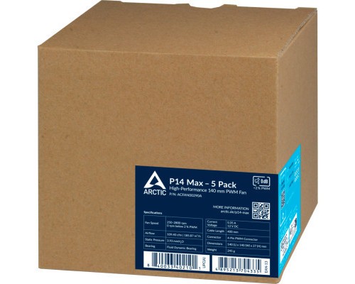 Кулер до корпусу Arctic P14 MAX/5PACK (ACFAN00290A)