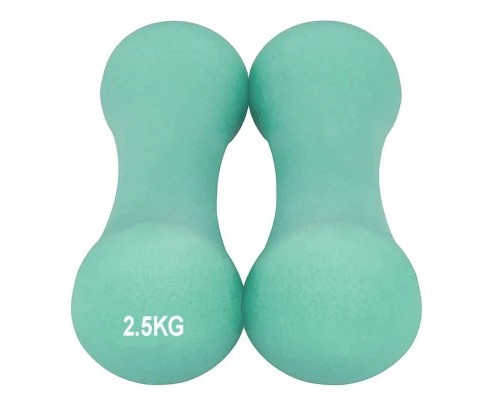 Гантель PowerPlay неопренові 4126 Spartacus 2 х 2,5 кг Мятні (PP_4126_2.5kg_2in)