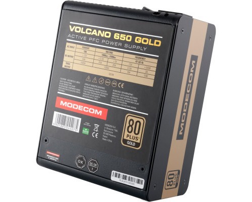 Блок живлення Modecom 650W (ZAS-MC90-SM-650-ATX-VOLCA)