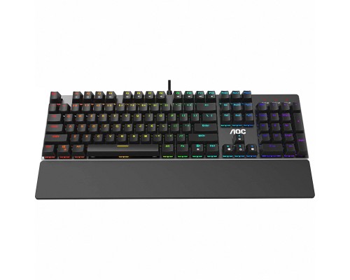 Клавіатура AOC GK500 RGB Outemu Red USB Black (GK500DR2R)
