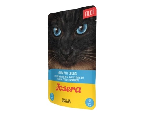 Вологий корм для кішок Josera Filet Huhn mit Lachs філе курки з лососем 70 g (4032254750253)