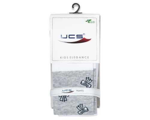 Колготки дитячі UCS Socks з бантиками (M0C0301-2290-5G-gray)