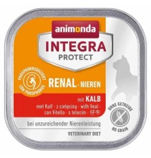 Вологий корм для кішок Animonda Integra Protect Renal dishes with Veal при хворобах нирок (4017721866156)