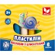 Пластилін Школярик Восковий Круглий з блискітками 6 кольорів 78 г (303109001-UA)