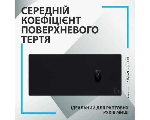 Килимок для мишки Logitech G840 Gaming Mouse Pad Black (943-000778)