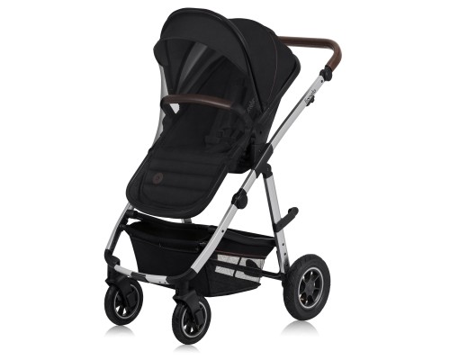Коляска Lionelo 3 в 1 Amber 3 Black Silver (LO-AMBER BLACK SILVER (3in1))