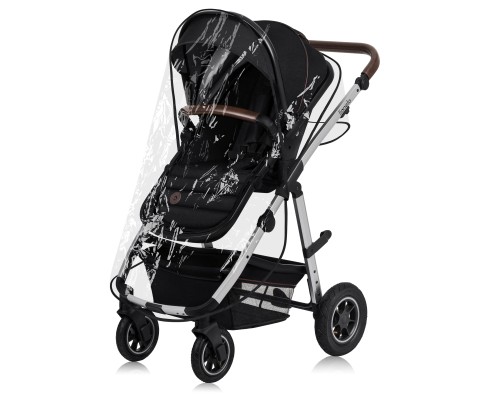 Коляска Lionelo 3 в 1 Amber 3 Black Silver (LO-AMBER BLACK SILVER (3in1))
