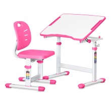 Парта зі стільцем Evo-kids Pink (Evo-07 Ergo PN)