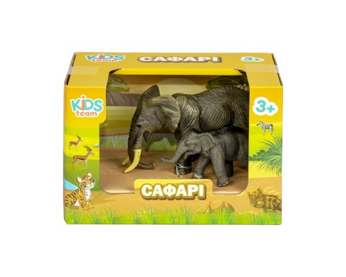 Фігурка Kids Team Сафарі Слон і слоненя (Q9899-A24_1)