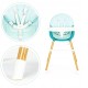 Стілець для годування Ecotoys 2 в 1 SMART Blue (HA-004 BLUE)