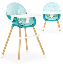 Стілець для годування Ecotoys 2 в 1 SMART Blue (HA-004 BLUE)