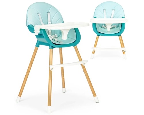Стілець для годування Ecotoys 2 в 1 SMART Blue (HA-004 BLUE)