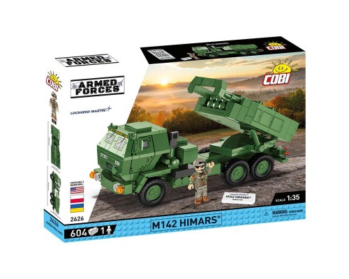 Конструктор Cobi РСЗВ Himars M142 (UA/PL/US), 604 деталі (COBI-2626)
