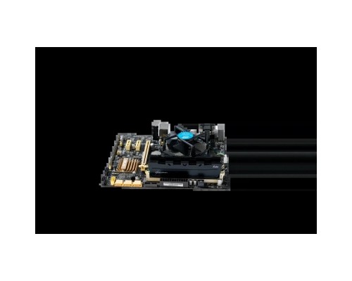 Модуль пам'яті для комп'ютера DDR5 32GB (2x16GB) 6400 MHz Black Kudos eXceleram (EK50320643238CD)