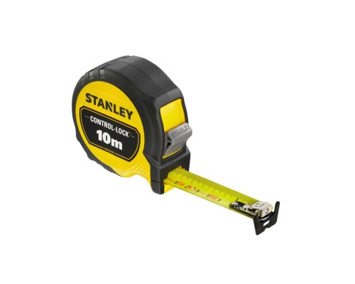 Рулетка Stanley CONTROCONTROL-LOCK 10мх25мм двостороння шкалаL-LOCK 10мх25мм, двосотроння шкала (STHT37233-0)