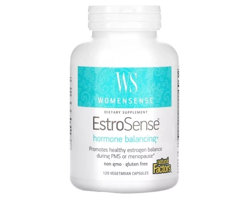 Вітамінно-мінеральний комплекс Natural Factors Гормональний баланс, WomenSense, EstroSense, Hormone Balancing, 120 вегета (NFS-04956) Вітамінно-мінеральний комплекс Natural Factors Гормональний баланс, WomenSense, EstroSense, Hormone Balancing, 120 вегета (NFS-04956)