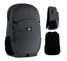 Рюкзак шкільний GoPack Education Teens 185 темно-сірий (GO25-185L-1)