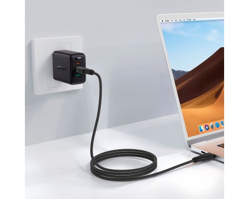 Дата кабель USB-C to USB-C 1.2m 3A C8-03 Acefast (6974316282716)