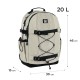 Рюкзак шкільний GoPack Education Teens 186 бежевий (GO25-186L-4)