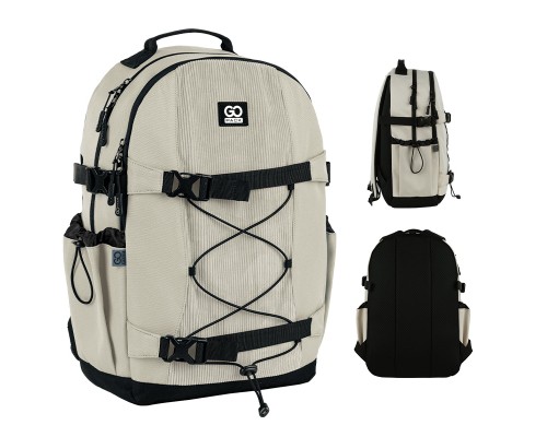 Рюкзак шкільний GoPack Education Teens 186 бежевий (GO25-186L-4)