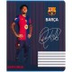 Зошит Kite FC Barcelona, 18 аркушів, клітинка (BC25-236)