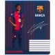 Зошит Kite FC Barcelona, 18 аркушів, клітинка (BC25-236)