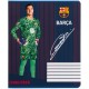 Зошит Kite FC Barcelona, 18 аркушів, клітинка (BC25-236)