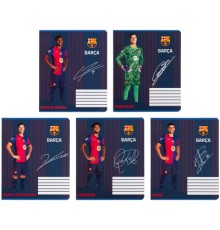 Зошит Kite FC Barcelona, 18 аркушів, клітинка (BC25-236)