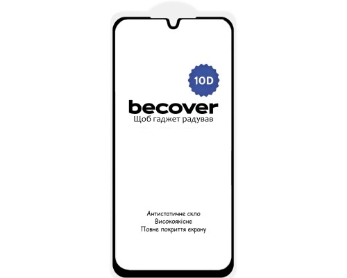Скло захисне BeCover Samsung Galaxy A16 4G SM-A165/A16 5G SM-A166 10D Black (712889)