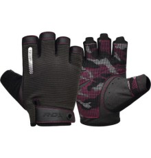 Рукавички для фітнесу RDX T2 Half Pink S (WGA-T2HP-S)