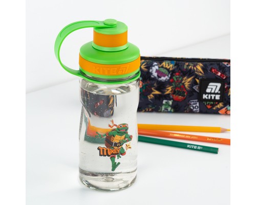 Поїльник-непроливайка Kite Ninja Turtles 500 мл, сіра (NT25-397)